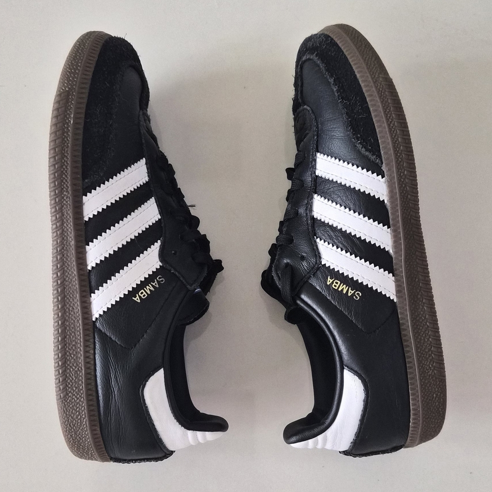 Adidas Samba Black and White Kid's Shoes Size 1